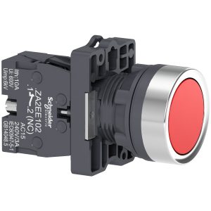 Schneider XA2EW34M1 Illuminated Push Button 22mm 1NO Red