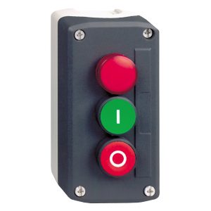 Schneider XALD363M Control Station With 2 Flush Button 1 Pilot Lamp Start-Stop LED 220VAC 22mm