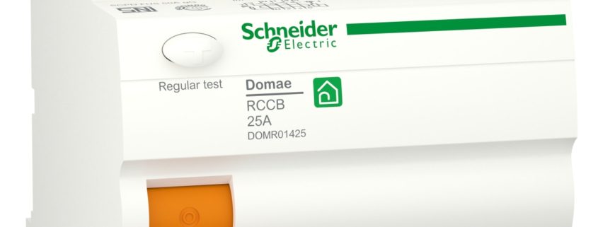 RCCB Domae Schneider DOMR01440 25A 30mA 3P+N Apa Itu Arus Bocor Pada Listrik? Cara Memasang RCCB Schneider
